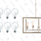 Home Depot Light Bulb and Fixture Sale | Home Depot | Discount Applied in Checkout
Philips 60-Watt Frosted Globe LED Bulbs | $37 | Home Depot
Home Decorators Collection Antique Nickel Chandelier | $196 | Home Depot